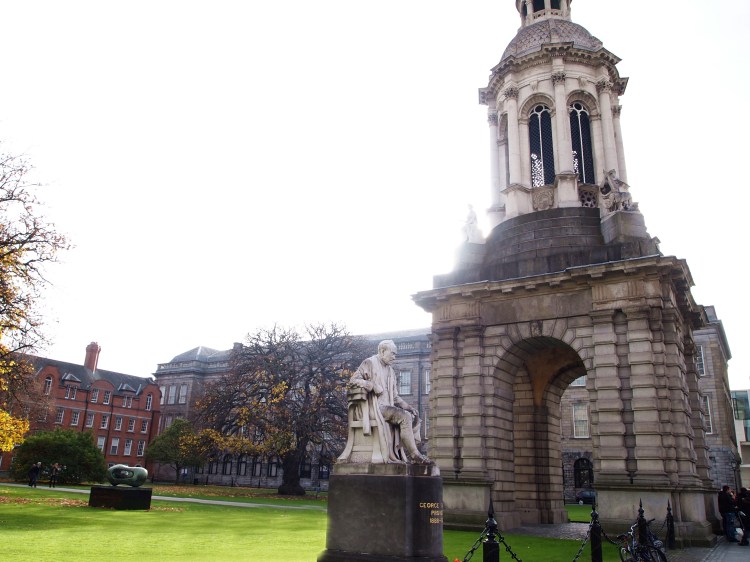 The Campanile of Trinity College greeted us as soon as we stepped on campus. 